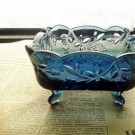 [預購]Zakka歐式復古水晶玻璃方碗